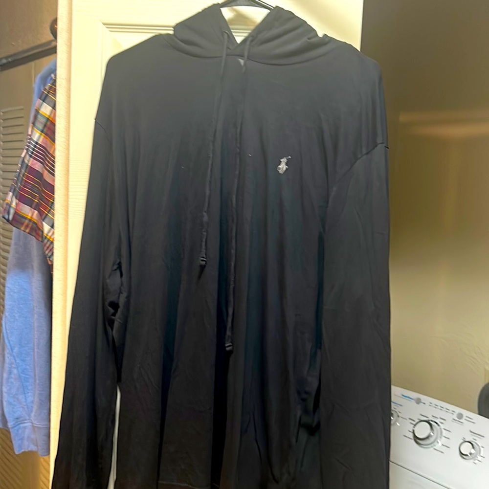 Polo by Ralph Lauren, black hoodie shirt
